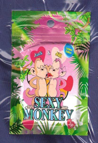 Ziplock do furo redondo do zíper o mini ensaca macaco sexy o saquinho 3g botânico laminado