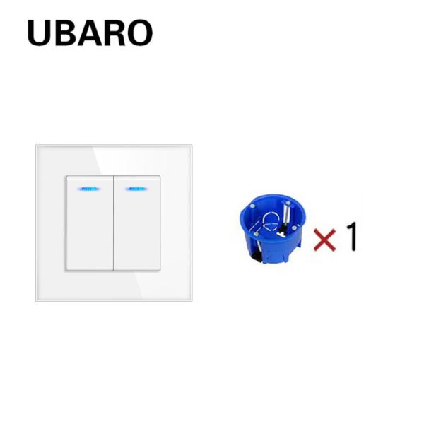 50Hz 60Hz Rocker Wall Switch Embedded Concealed Single Control Low Profile Rocker Switch