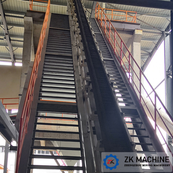 Powdery Granular 300m3/H 90° Large Angle Belt Conveyor
