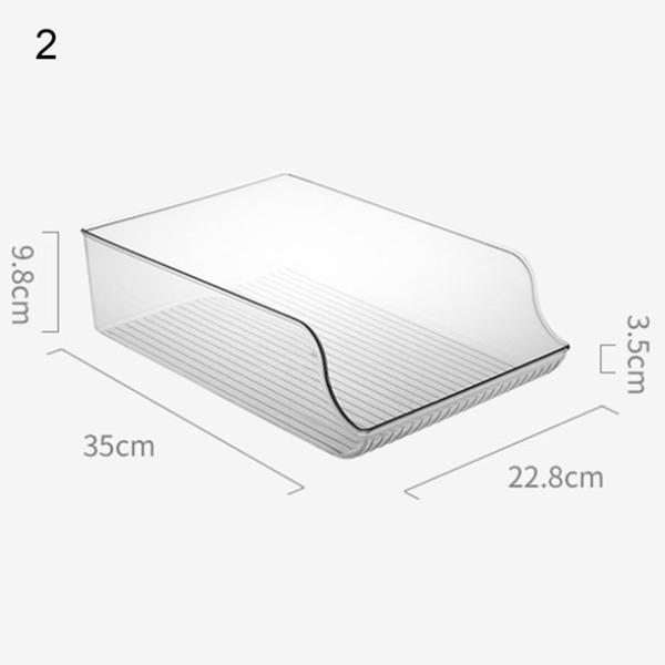 Fridge Organizer Bin Food Grade PET Fridge Water Bottle Storage Dispenser Supplies for Home