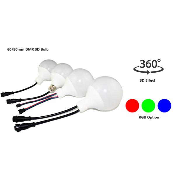 Waterproof IP65 Christmas LED Pixel Lamp DMX RGB Lights LED Bulb 60mm