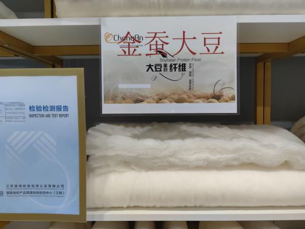 Garment Soy Protein Fibre Hygroscopic Heating Warm Polyester Fiberfill Batting