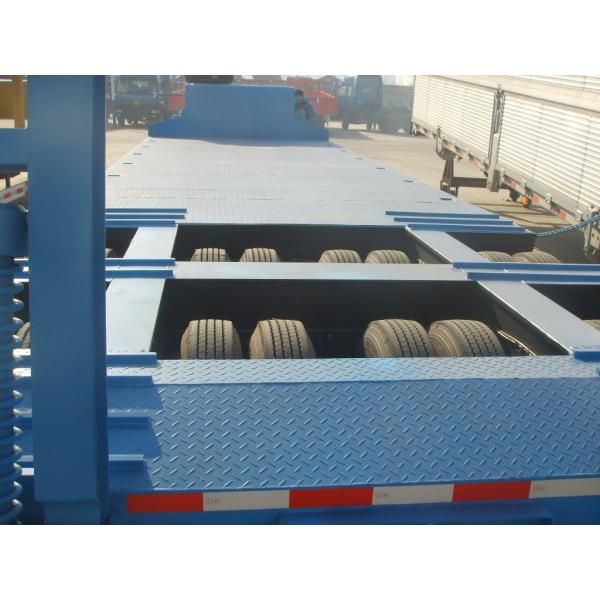40 Foot Gooseneck 3 Axle Low Bed Semi Trailer For Container Transportation