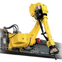 Armure robotique industrielle à 4 axes Fanuc M-410iC/500 avec pince électrique et traceur linéaire GBS