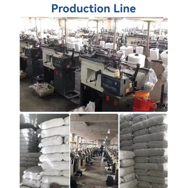 20-60 г. Промываемые, прочные, глубокие белые хлопчатобумажные рукоятки для безопасности рук