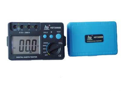Verificador à terra da resistência de Digitas do luminoso do LCD com cifra elevada de 32mm