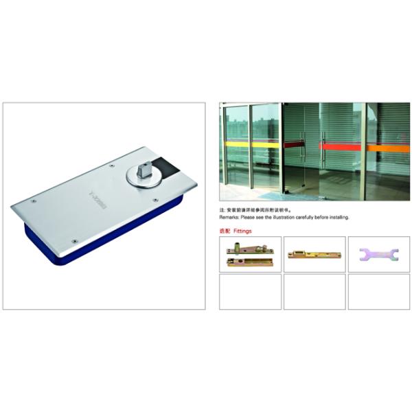 Floor Hinge T-220B, color:black or blue, casting iron,  weight capacity 90kgs,