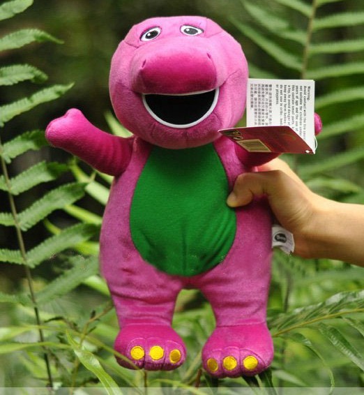 25cm Soft Purple  Stuffed Cartoon Plush Toys for Collection