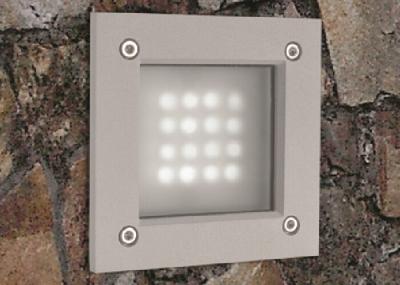 LED 3W  Outdoor sqaure shape Step Light  IP55 aluminum  with COB Chip R3A0009  Dia.100*118*H100mm