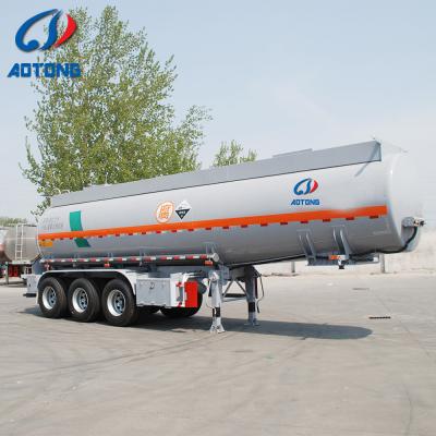 3 Axle 48000 Liters Aluminum Alloy Fuel Tanker Semi Trailer for Fuel Transportation