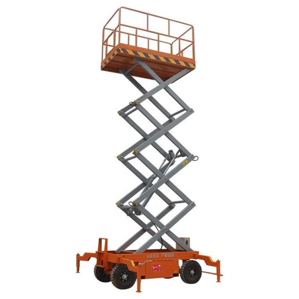 6m 500kg Hydraulic Mobile Scissor Lifting Platform Aerial Lift Platform