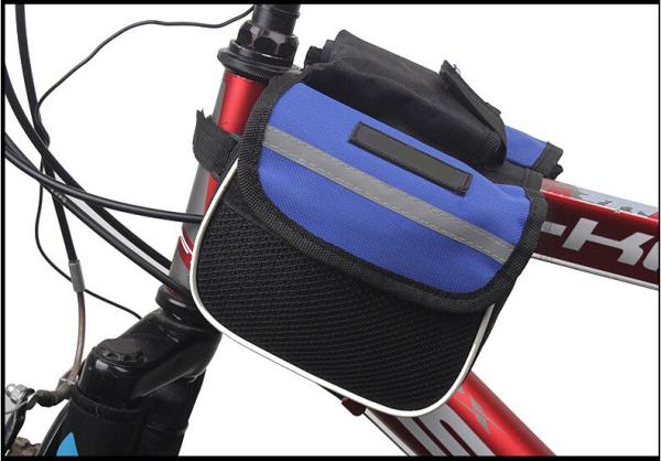 Outdoor Cycling Mountain Bike Bicycle Saddle Bag Back Seat Tail Pouch Package Black/Red