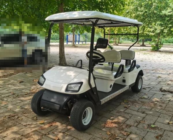 CE approved electric golf trolley 3500W motor  4 seats adutl electric golf cart with pu seat