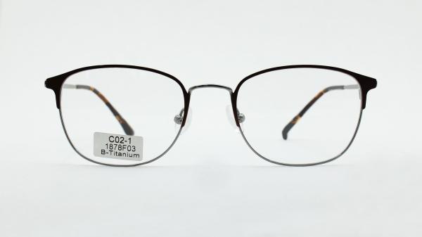 Blue Light Filter Computer Glasses for Mens Womens Metal Eyewear Prescription with Clear Lens Optical Eyeglasses Frame