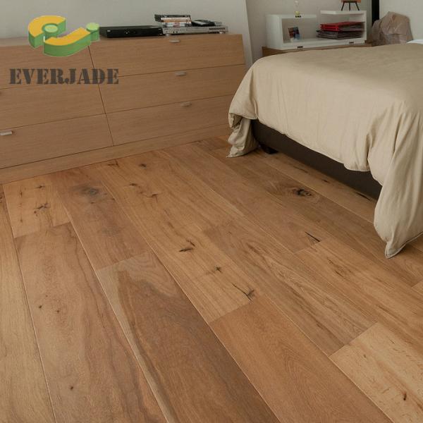 Three Layer Engineered Wood Flooring 20mm European Oak with Black Embossed Finish