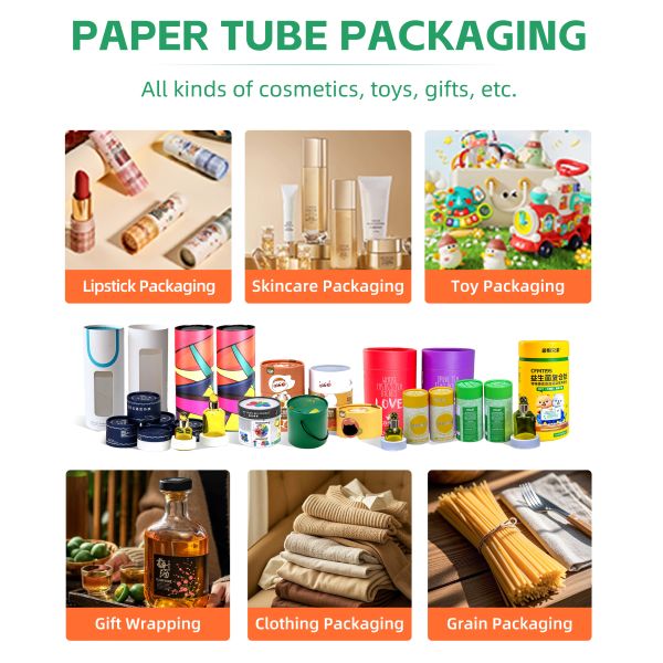 Recyclable Smooth Surface Paper Tube Box , Cardboard Cylinder Boxes For Perfume