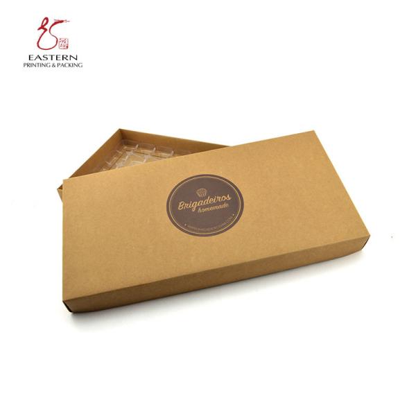 Kraft cardboard packaging box for chocolate | food paper packaging boxes