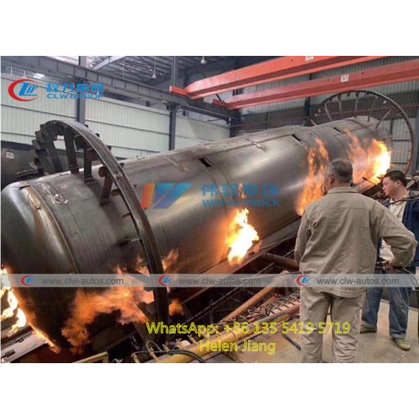 3 цапфа 18000 24000L разбавляет трейлер танка масляной серной кислоты Semi