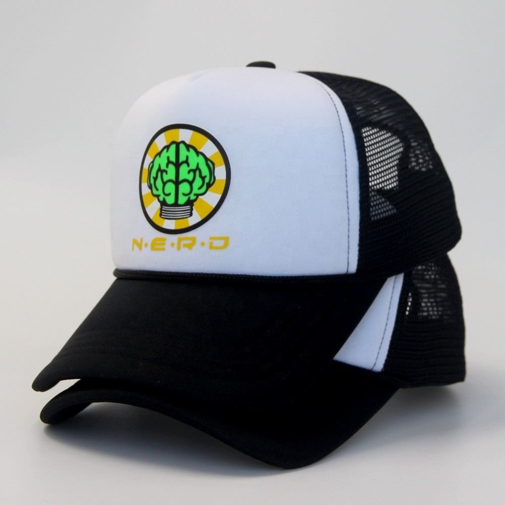Mesh Foam Custom Embroidery Trucker Hats Luminous Plain Colorful Sport
