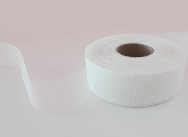 Anti Cracking Fiberglass Mesh Roll 10mm Width 50m Length Tape For Plaster Repair
