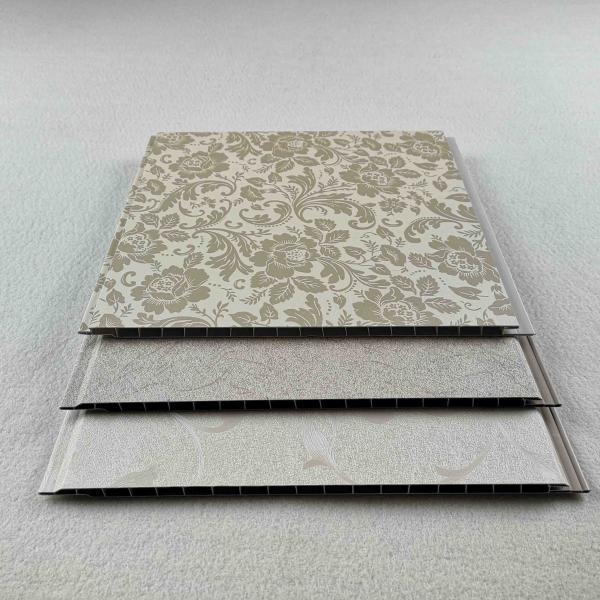 Painéis de parede plásticos laminados de madeira do banheiro para projetos