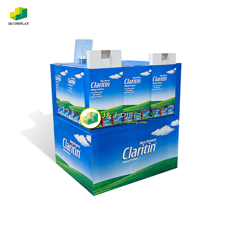 Point Of Sale Display Stands Customized Retail Floor Display Stand Grocery Store Shelf