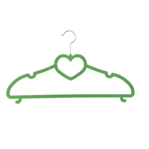 Heart Shaped Anti Slip Hanger , 17.4x9.6x0.2