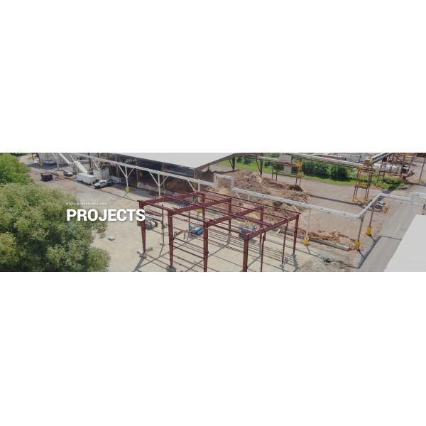 Легкий тип Сварные стальные конструкции Промышленное хранилище Коммерческие здания для быстрого строительства