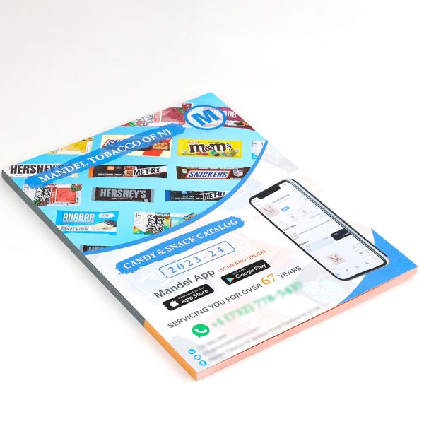 Professional Printing Catalog For Paperback Books Sewing Glued Binding Glossy Cover Eco Friendly Paper