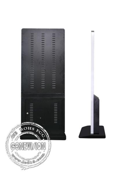 43/55 pouce annonçant le support de plancher de Signage de Digital avec la station de charge sans fil