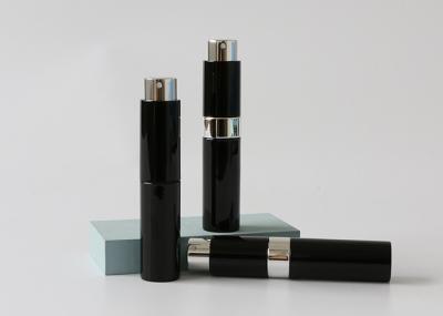 Atomizador recarregável do perfume do mini preto 8ml