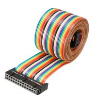 Plano flexível do PWB do passo do Pin 2.54mm dos cabos de fita 26 de 24AWG AWM 2651 FFC IDC