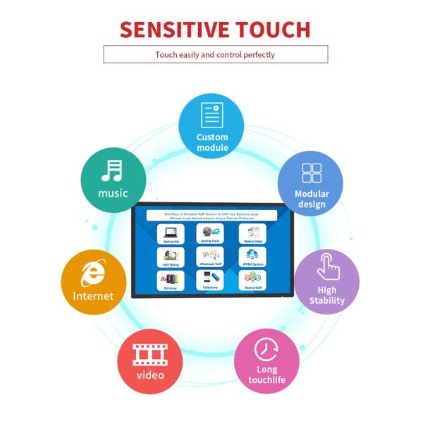 Signage андроида крытый тонкий 16GB LCD цифров показывает разрешение 1920X1080