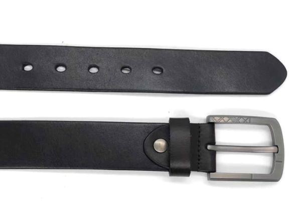 1-1/2'' Female Leather Belt For Jeans Embossed Irregular Star Pattern With Hand - Stitching