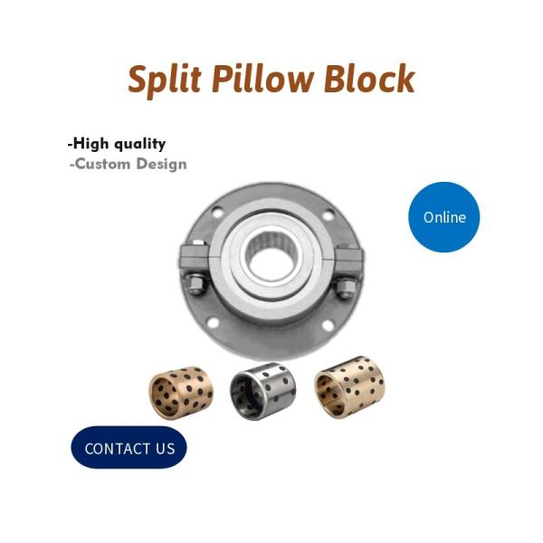 Self Aligning Split Pillow Block Bearing Cast Iron Housings