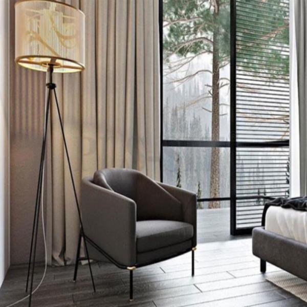 Sala de visitas Seater 800x860x750mm da tela de Sofa Arm Chair Enveloping Shape do lazer única