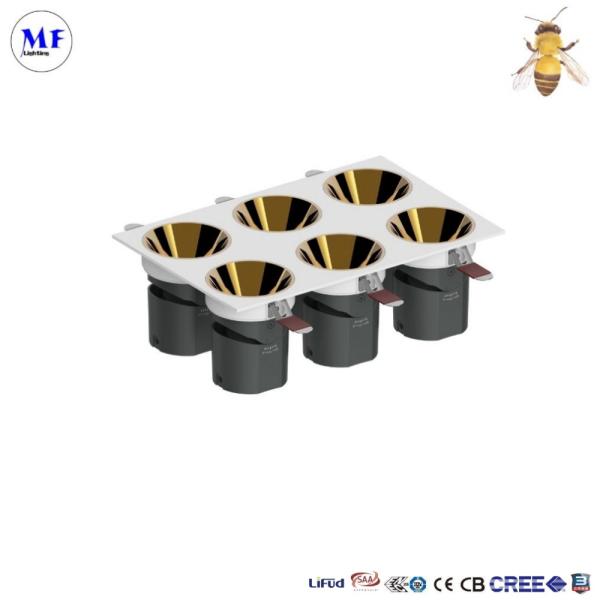 Lumière LED commerciale industrielle 5W / 7W / 10W / 15W / 18W 2 pouces 3 pouces 4 pouces IP40