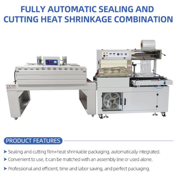 450L Automatic L Type Sealing Shrink Luggage Wrapping Machine for Customer Requirements