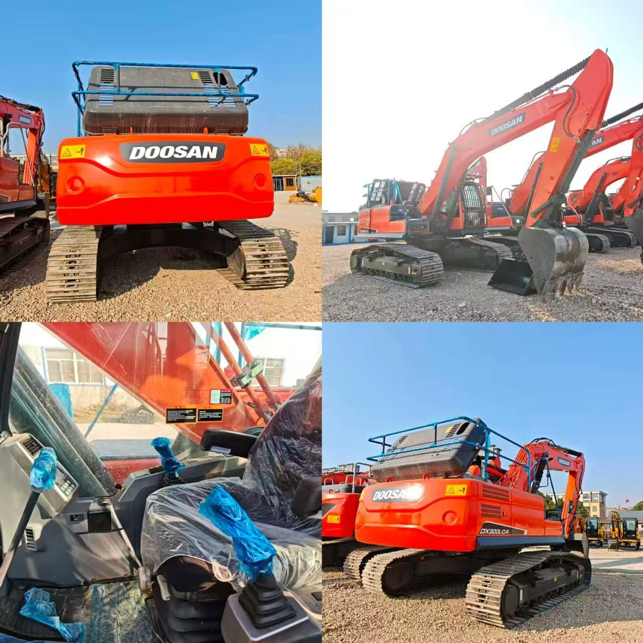 DX300LCA Used Doosan Excavator 30 Ton Crawler Earth Moving Equipment