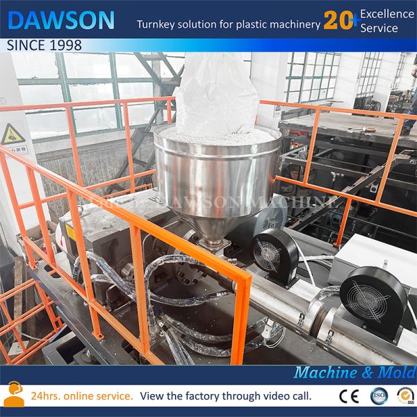 HDPE Food Grade Wide Mouth Jars and Containers Blow Molding Machines for Single Station 5-Head Blow Molder