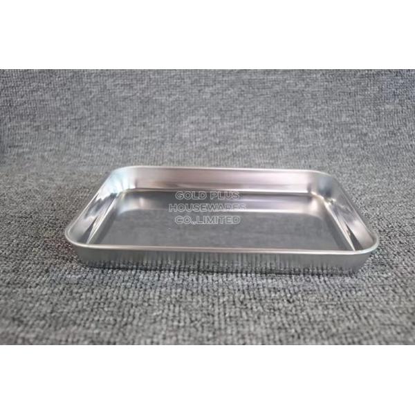 Serving ware for party hotel canteen food serving tray all size stainless steel square tray fruit tray