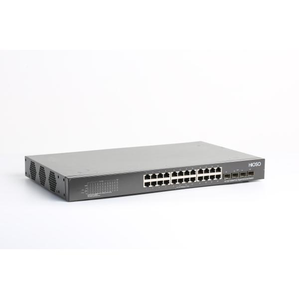 IEEE802.3at 30W 24 1000M PoE 4 1000M SFP Ports POE Switch 28 Port