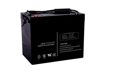 M6 Terminal Lead Acid 12V 75AH Front Terminal Battery