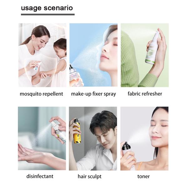 PETG03 80ML 100ML 120ML Injection Custom Translucent Color PETG Plastic Pump Bottle With Fine Mist