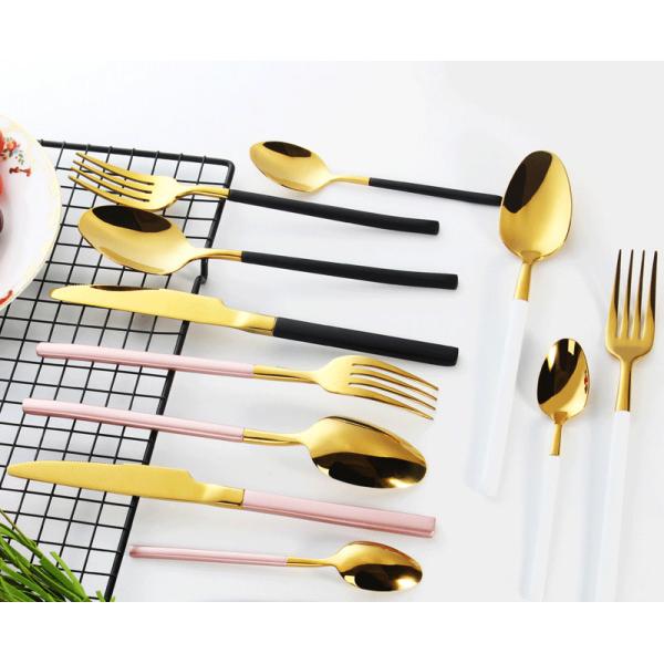 NC003 Stainless Steel Colorful Flatware/Colorful Cutlery Set/Wedding Set