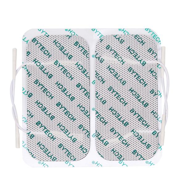 Square Muscle Stimulator Pads Pre Wire Type Tens Replacement Pads 5X5cm