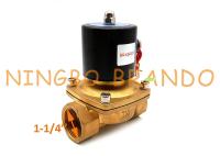 1-1/4 » vanne électromagnétique eau-air en laiton de contrôle de pouce UW-35 2W350-35