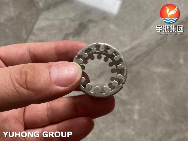 Round Hexagonal Octagonal Carbon Steel Fin Tube Clamps SGCC FB Galvanized Surface