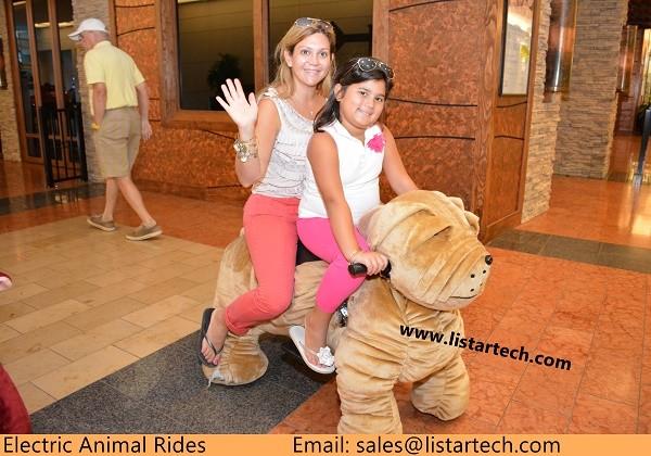 Newest Vendors Animal Mall Rides, the Mall on a Furry Animal Scooter for Sale