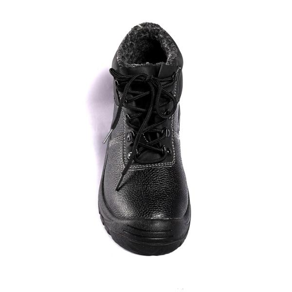 Black Steel Toe Safety Shoes featuring Anti Puncture and Anti Smash Protection Working Work Boots